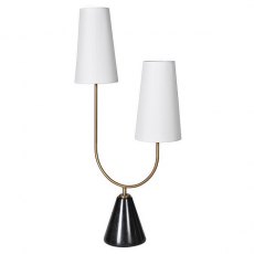 Twin Shaded Marble Table Lamp Twin Shaded Marble Table Lamp