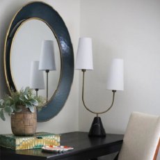 Twin Shaded Marble Table Lamp Twin Shaded Marble Table Lamp
