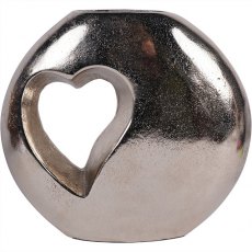 Esme Heart Cast Aluminium Vase Esme Heart Cast Aluminium Vase