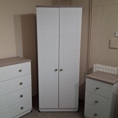 CALERI Double Tall Wardrobe
