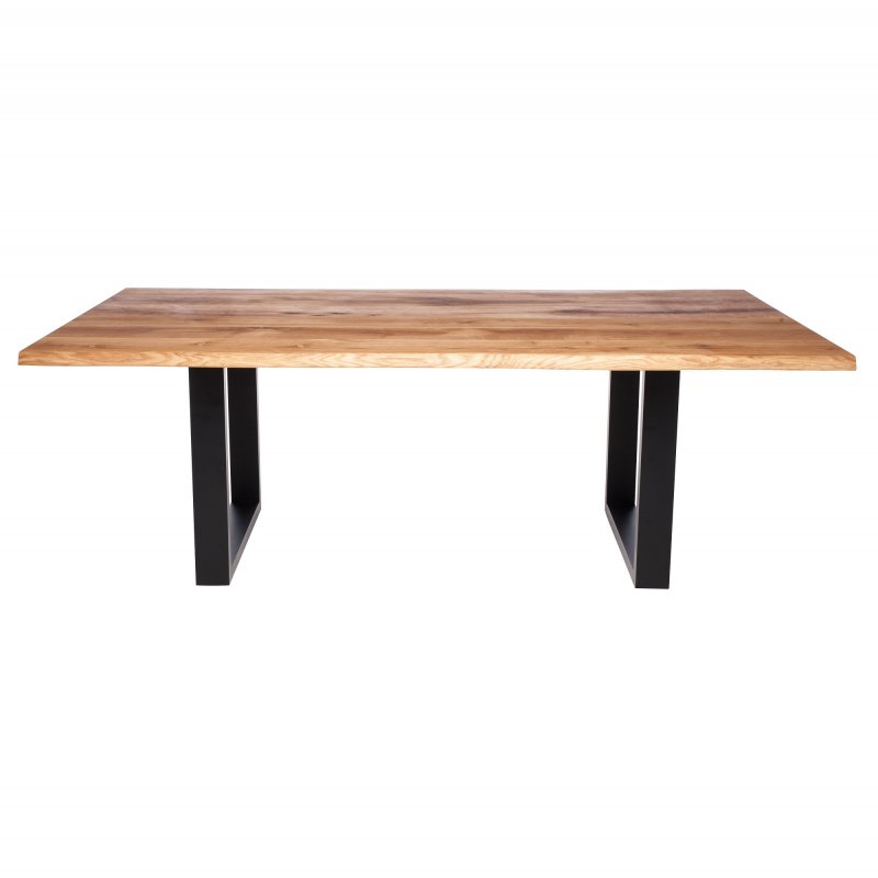 Wooden Dining Table With Metal Legs Ukeru / Live Edge Modern Dining Table U Shaped Metal Legs What We Make / Wooden dining table with metal legs ukeru.