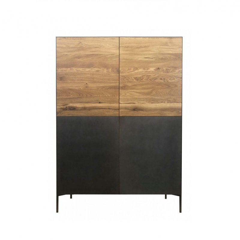 Qualita Orthello Oak 4 Door Highboard