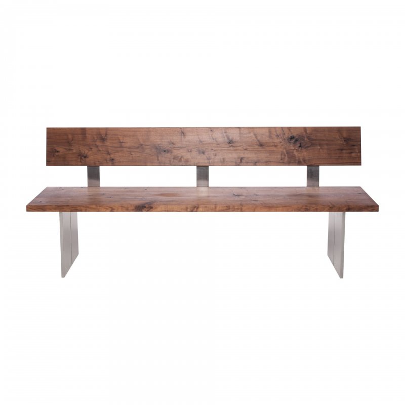Walnut wood on sale bench