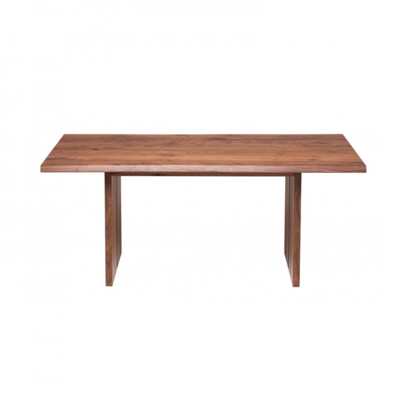 Piana Walnut Coffee Table with full wooden legs CASA
