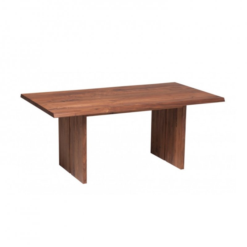 Qualita Piana Walnut Coffee Table (with full wooden legs)