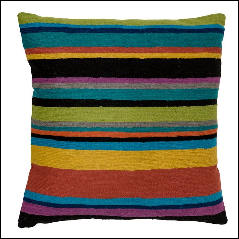 Zaida Rainbow Stripes 18' Cushion