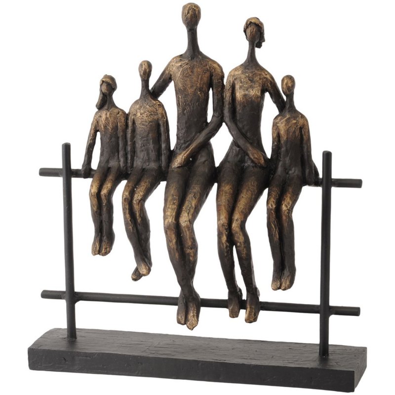 Libra Duxford  Bench Family of Five Sculpture