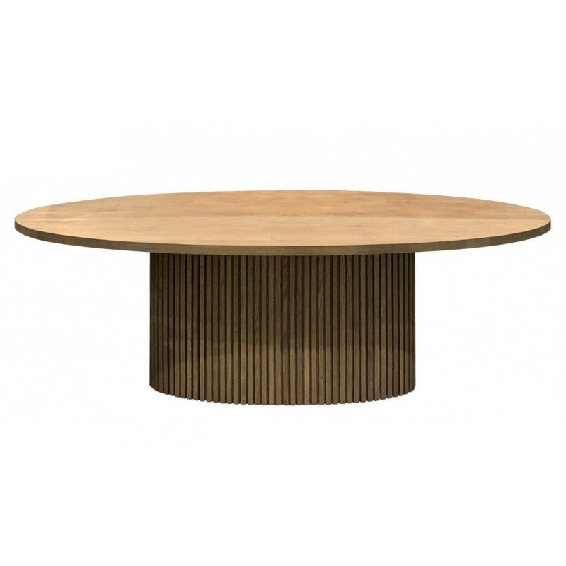 Qualita Timna Oak Oval Dining Table