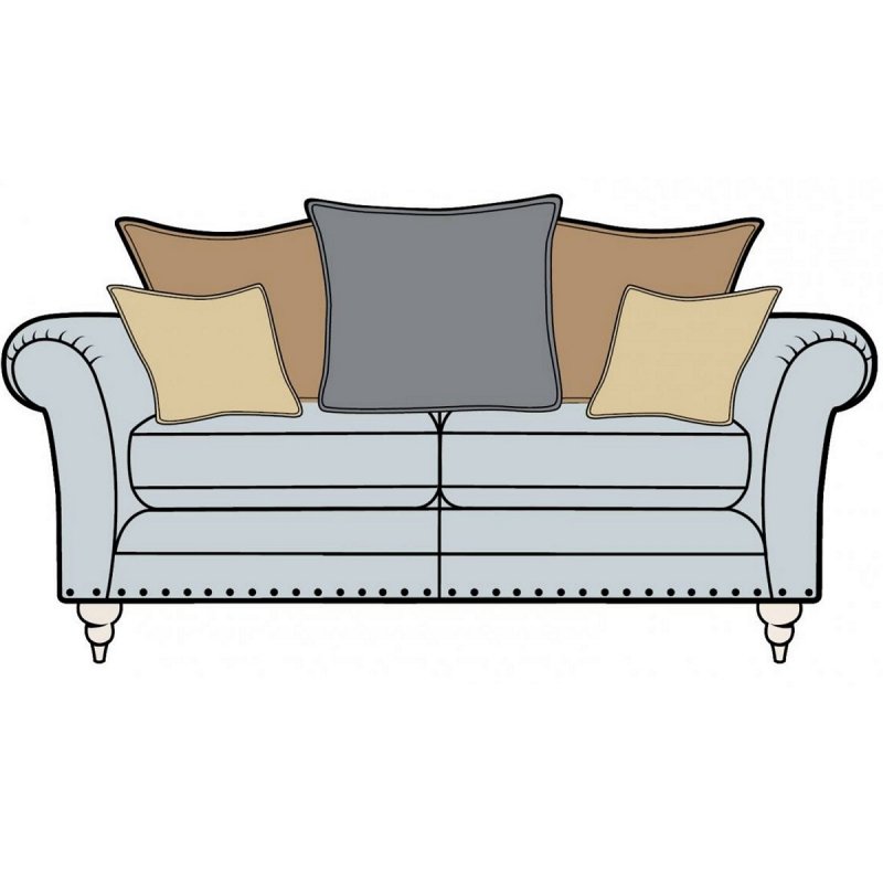 Carlisle 2 Seater Pillow Back Sofa