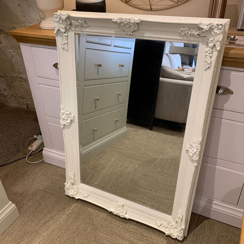 ABBEY Cream Rectangular Mirror