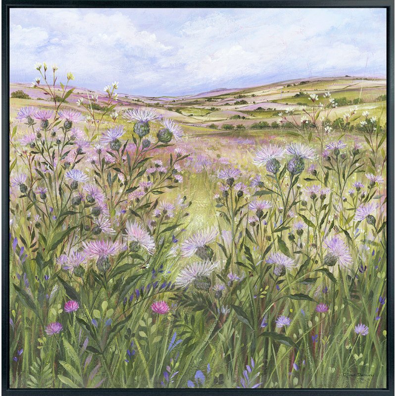 Camelot Lilac Thistles in a Field Picture