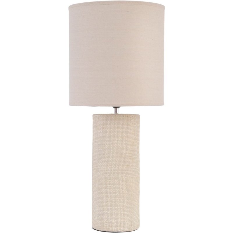 Libra Tall Cream Textured Porcelain Table Lamp