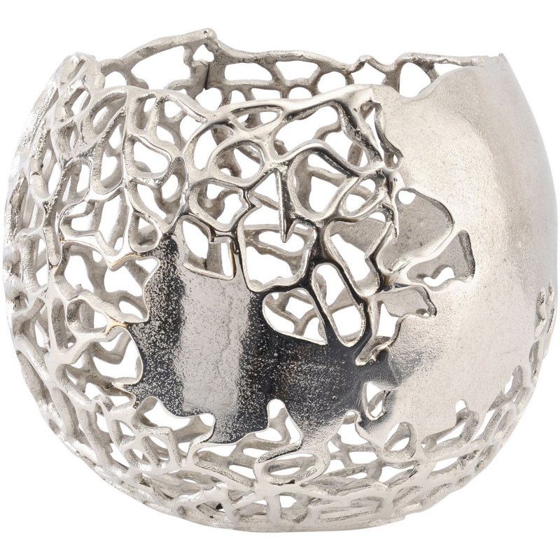 Libra Apo Coral Spherical Aluminium Vase