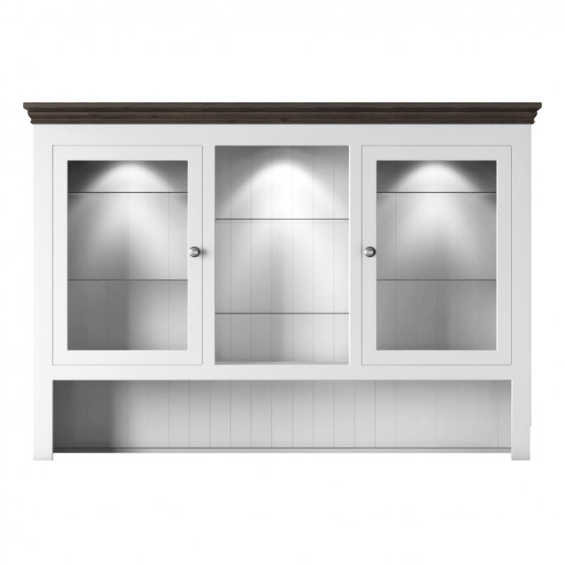 Hill & Hunter New England Medium 2 Glazed Door Dresser Rack