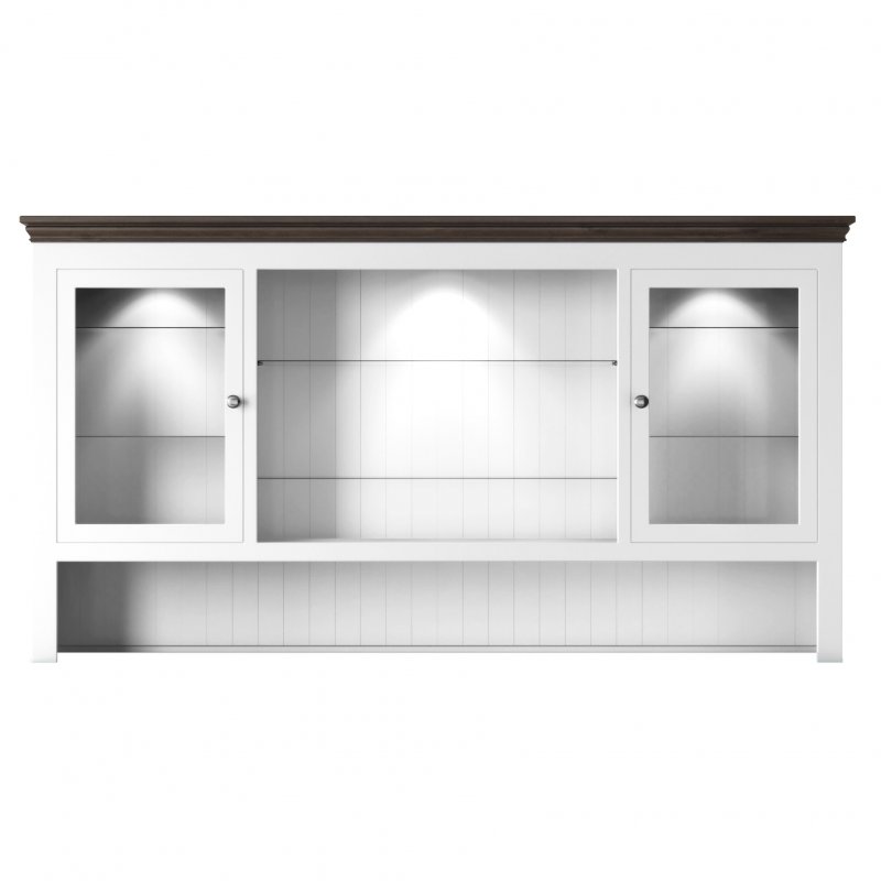 Hill & Hunter New England Large 2 Glazed Door Dresser Rack