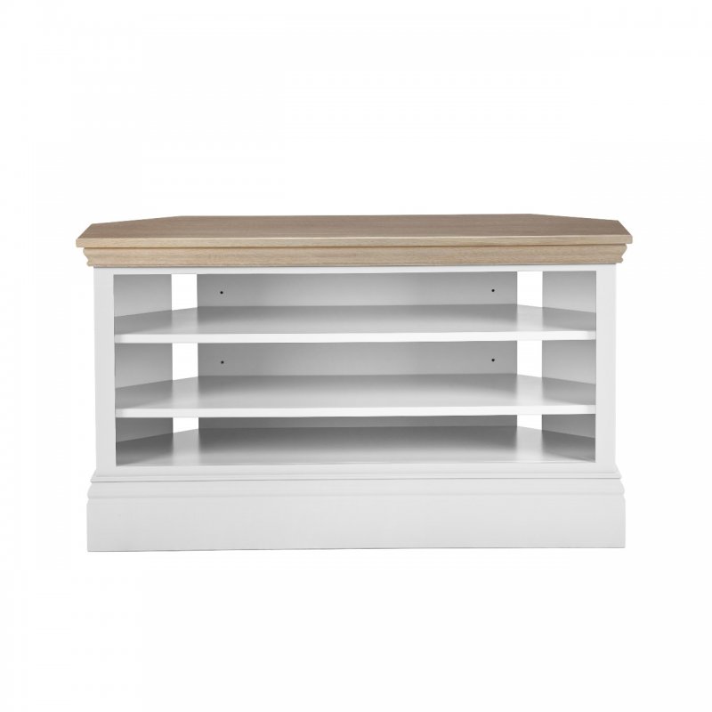 Hill & Hunter New England Corner Open Shelf TV Unit