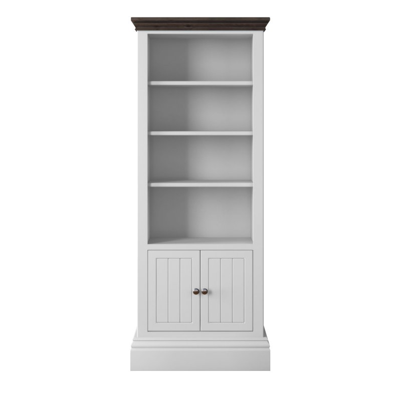 Hill & Hunter New England Wide Half Panelled Bookcase