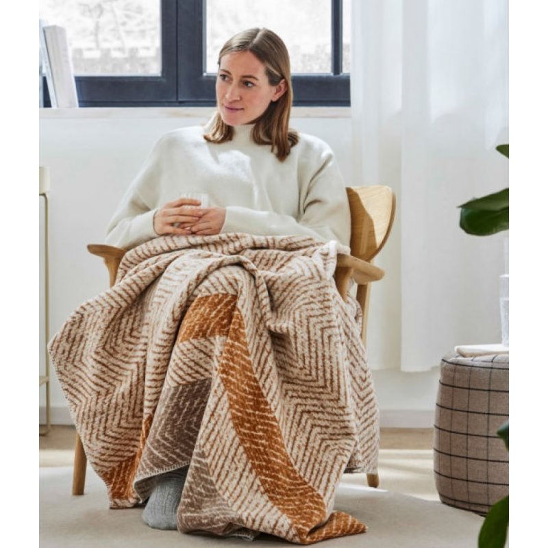 Bedding Sets Ibena Throw Blanket VTG IBENA Blue Country Goose