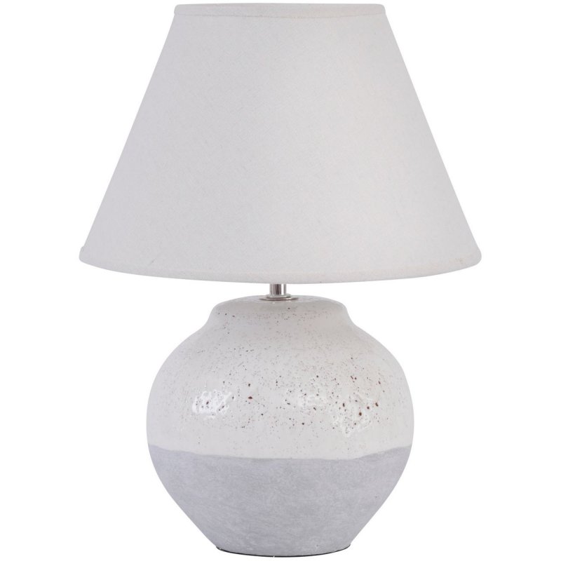 Libra Skyline Grey & Cream Table Lamp