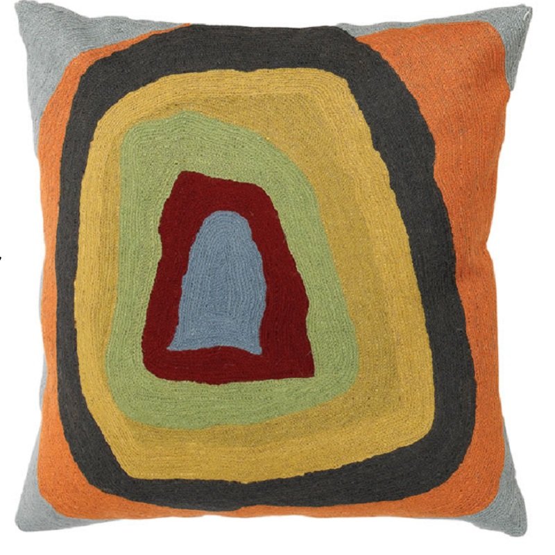 Zaida Ellipse Light Blue 18' Cushion