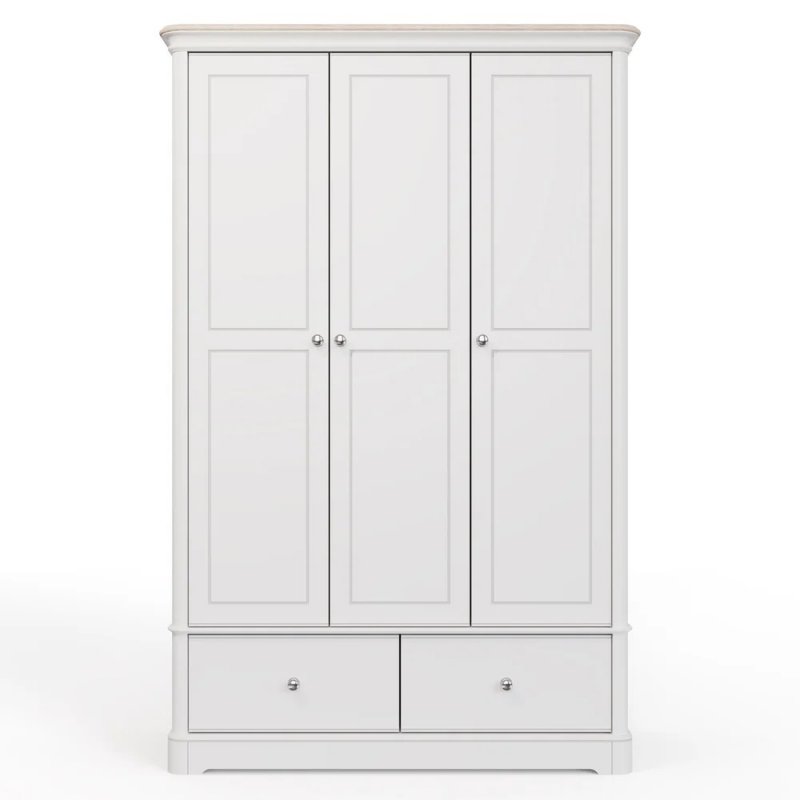 Hill & Hunter Chartwell Triple Wardrobe with 2 Drawers