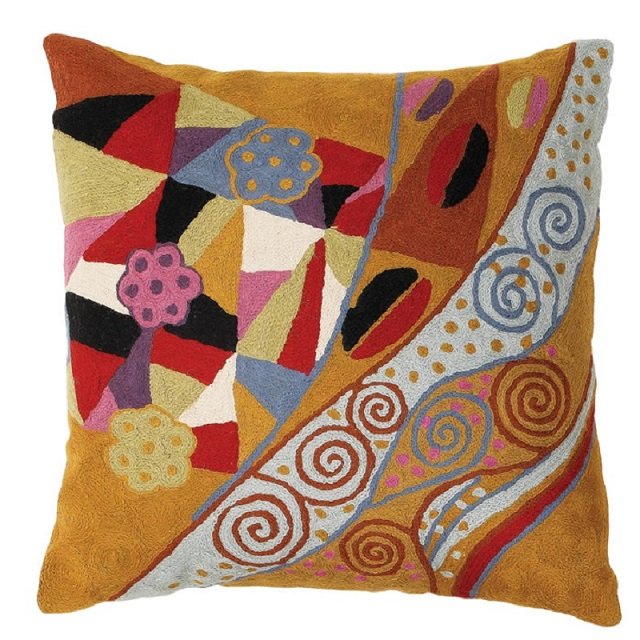 Zaida Klimt waterfall 18' Cushion