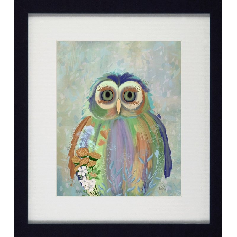 Camelot Fantastic Floral Animals IV (Owl) Picture