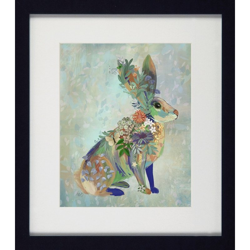 Camelot Fantastic Floral Animals III (Hare) Picture