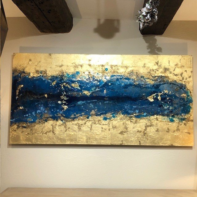 Zenith Lusso Blue and Teal Panel