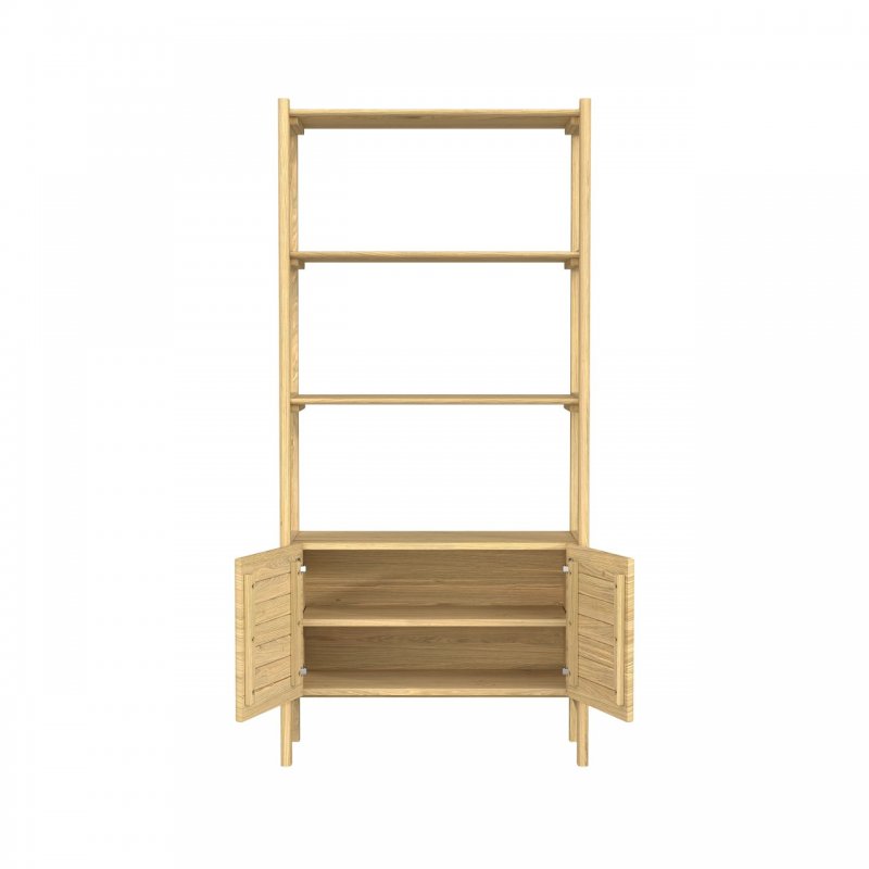 Qualita Hazlemere 2 Door Single Bookcase