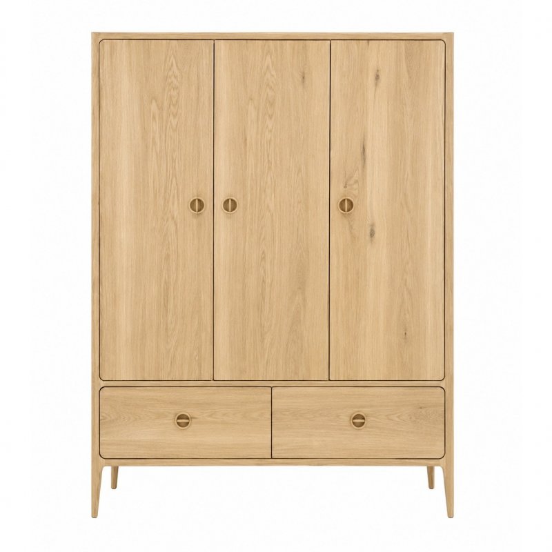 Bellstone Jago 3 Door 2 Drawer Wardrobe