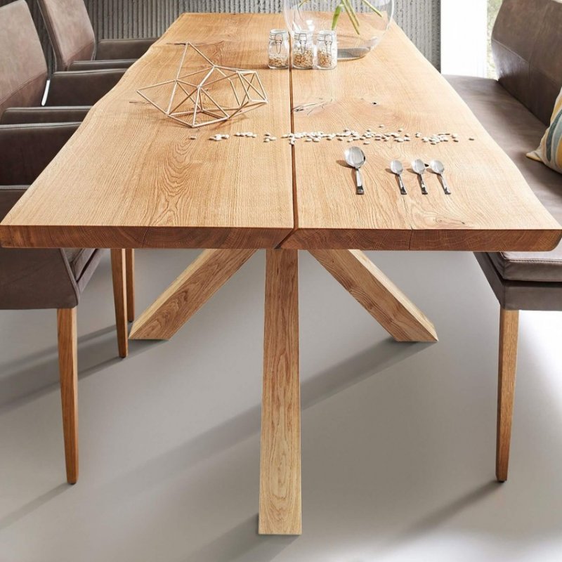 Qualita Nature Art Dining Table (with Wooden Spider Leg)