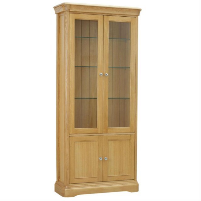 TCH Furniture Lamont Glazed Display Cabinet with 2 Doors
