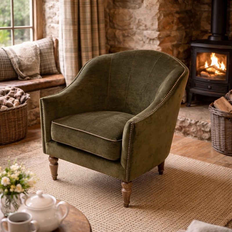 Vintage Alba Chair (in verona seaweed)