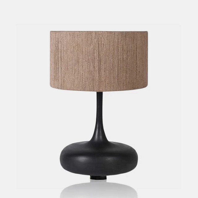 Burnt Black Table Lamp