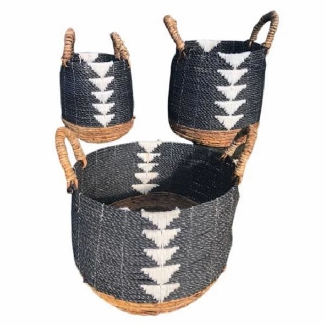 Bluebone Arrow Baskets (set of 3)