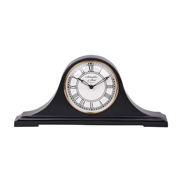Libra Retro Black Carriage Clock