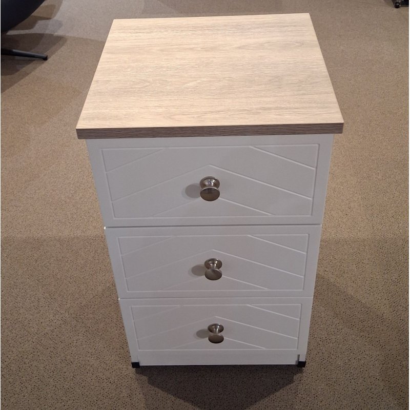 Maysons CALERI 3 Drawer XL Bedside Chest