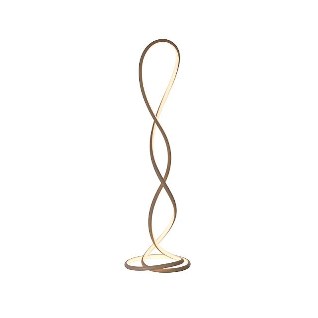 CASA Weave Champagne Floor Lamp