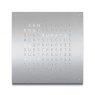 QLOCKTWO QLOCKTWO EARTH 45 Stainless Steel