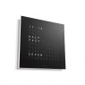QLOCKTWO QLOCKTWO EARTH 45 Powder Coated Stainless Steel