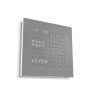 QLOCKTWO QLOCKTWO EARTH 45 Powder Coated Stainless Steel