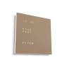 QLOCKTWO QLOCKTWO EARTH 45 Powder Coated Stainless Steel