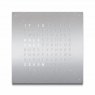 QLOCKTWO QLOCKTWO EARTH 90 Stainless Steel