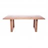 Qualita Piana Oak Dining Table (with U-shape wooden legs 4x10cm)