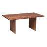 Qualita Piana Walnut Dining Table (with full wooden legs)