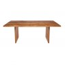 Qualita Piana Oak Dining Table (with full wooden legs)