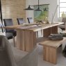 Qualita Piana Oak Dining Table (with full wooden legs)