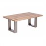 Qualita Piana Oak Coffee Table (with U-shape metal legs 4x10cm)