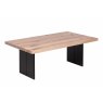 Qualita Piana Oak Coffee Table (with full metal legs)